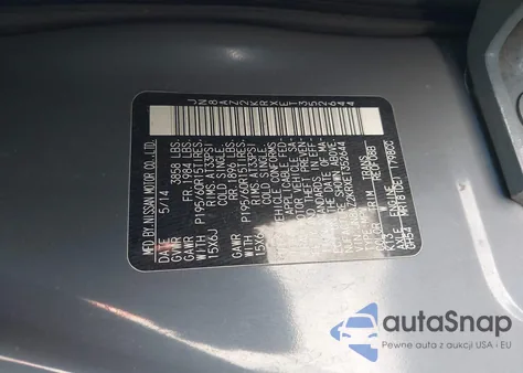 2014 Nissan Cube 1.8 S z USA, uszkodzony, nr VIN JN8AZ2KRXET352644